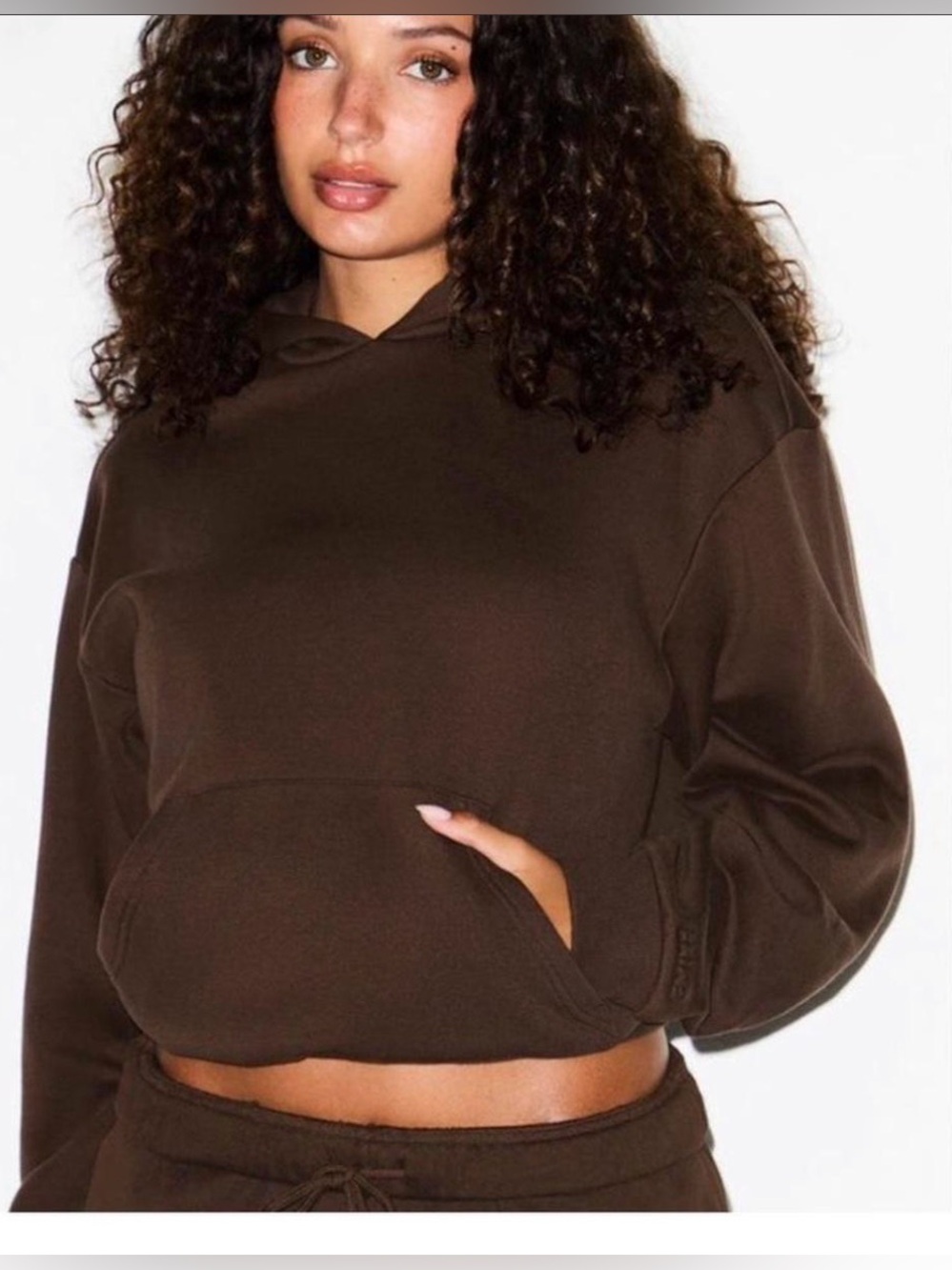 Skims Sweat Set Dark Sepia